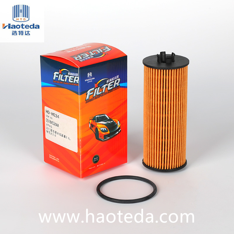 Haoteda 05184526AA Elemen Filter Oli Pelumas Aman Tahan Lama Untuk Jeep