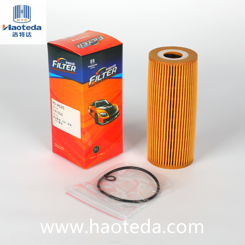 Haoteda 074115 562/CH8530 Filter Oli Mobil Untuk Kendaraan Diesel Jetta / Bora1.9TDI