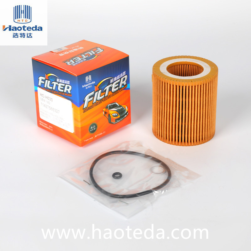 Pelumasan 1142-7566-327 Filter Oli Kertas Standar Hepa Grade